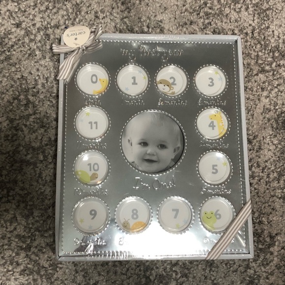 Brand New Carters Baby’s First Year Picture Frame - Picture 2 of 3